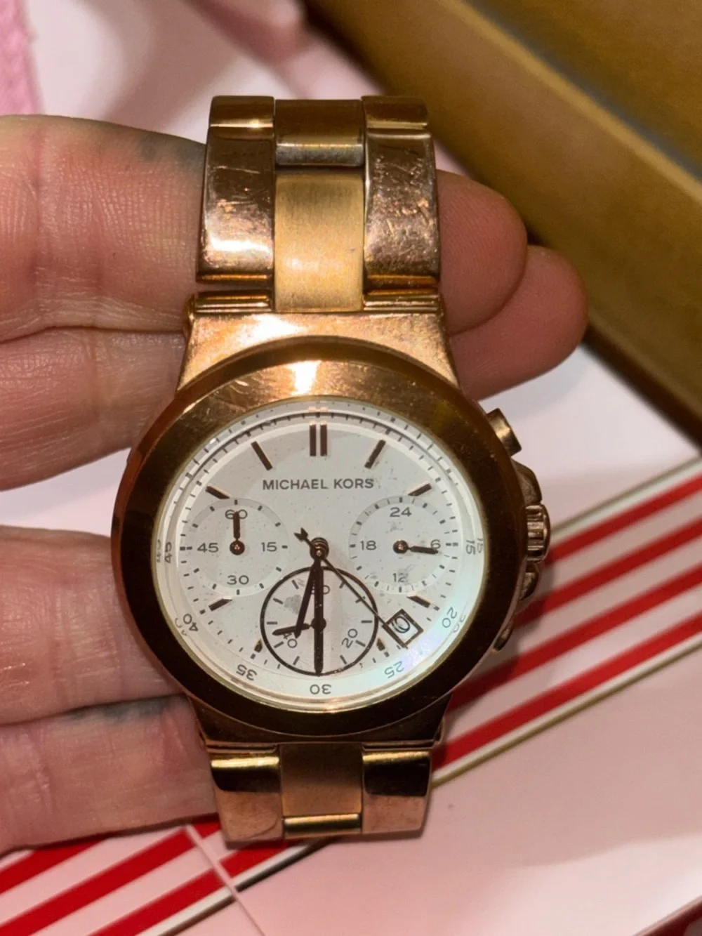 Michael Kors Runway MK5223 Women's Stainless Steel Chronograph Watch